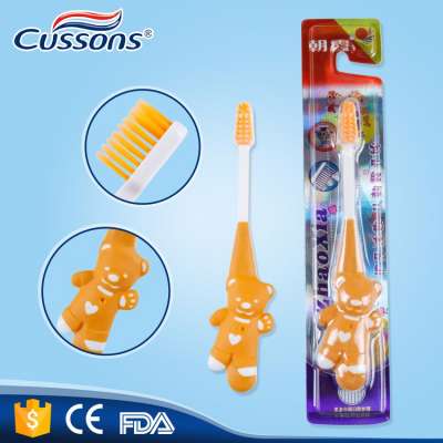 Promotional customized Logo Printed cute design toothbrush child